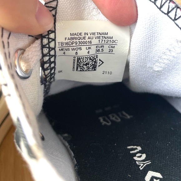 Converse Women Lift Platform All Star Low Sneaker Animal Print Size 6 - Picture 12 of 13